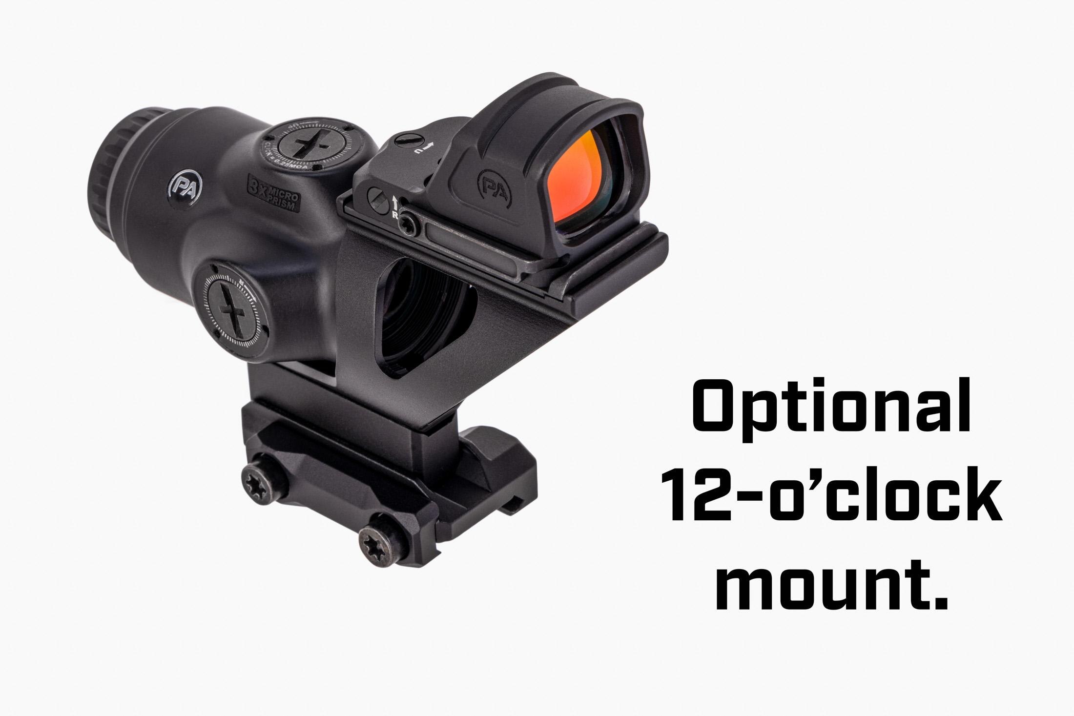 Primary Arms Primary Arms SLx 3x Micro Prism Scope Illuminated Red ACSS Raptor 5.56/308 Meter Reticle Matte Black - view 5